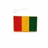 OEM design hot sales Die struck mali national flags for dress 3D souvenir emblem in bulk