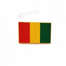 OEM Design hot sales Die Struck Mali National Flags for Dress 3D souvenir emblem in bulk