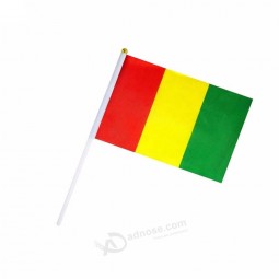 Hot Selling Mali Sticks Flag National 10x15cm Size Hand Waving Flag