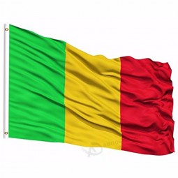 2019 Mali National Flag 3x5 FT 90X150CM Banner 100D Polyester Custom flag metal Grommet