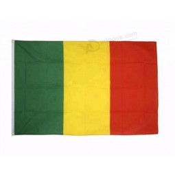 Hot selling customized Mali flag polyester flag