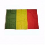 100% poloyeter impresso 3 * 5ft bandeiras do país mali