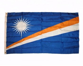 polyester The republic of the marshall islands banner