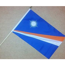 Factory directly selling Marshall Islands hand waving flag
