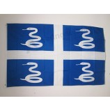 martinique flag 3' x 5' - french region of martinique flags 90 x 150 cm - banner 3x5 ft