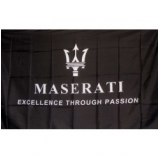 banner de publicidade de tecido personalizado em poliéster maserati