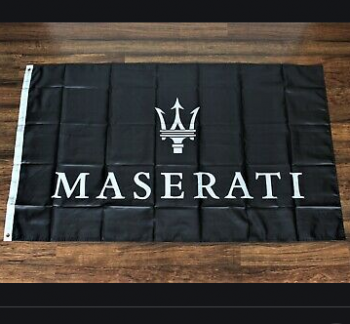 maserati motors logo flag 3*5ft outdoor maserati auto banner