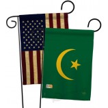 wind decor Mauritanië vlaggen van de wereld nationaliteit indrukken decoratieve verticale 13 