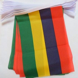 Zigolo decorativo all'aperto della bandiera della stringa nazionale di Mauritius