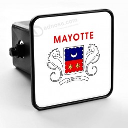 ExpressItBest Trailer Hitch Cover - Flag of Mayotte (Mahorais)