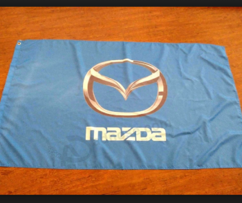 马自达（Mazda）赛车横幅3x5ft聚酯标志（马自达）