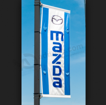 Heiße verkaufende Mazda-Straßenfahne Mazda-Pfostenflaggen-Polyester-Fahne