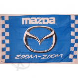 High Quality Mazda advertising flag banners with grommet