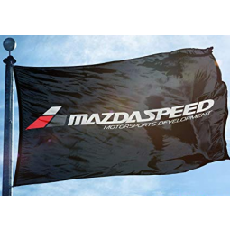 wind flying custom made mazda flags mazda logo pole signs