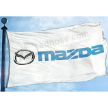 Factory custom 3x5ft polyester Mazda banner flag