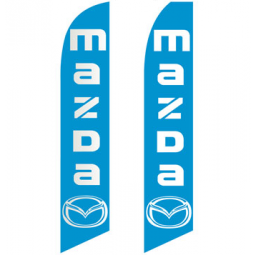 High Quality Mazda Feather Flag Sign Custom