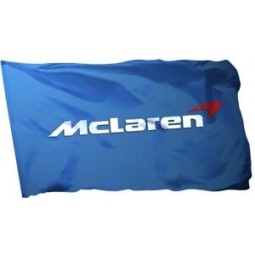 Details zu McLaren Flagge Banner 3x5 ft MP4-12C Autowand Garage blau Man Höhle