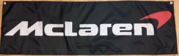 McLaren Flagge Autowerkstatt Man Cave Racing Banner 58 x 17 Zoll