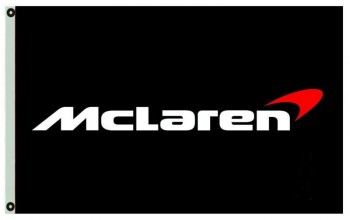 マクラーレンレーシングカーフラグ3x5ftバナー中国売り手