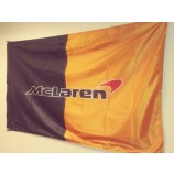 MCLAREN RACING FLAG LARGE 3FT X 5FT INDY IMSA SCCA F1 EURO LOLA