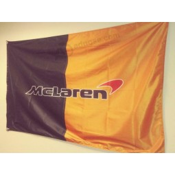 MCLAREN RACING FLAG LARGE 3FT X 5FT INDY IMSA SCCA F1 EURO LOLA