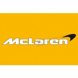 MCLAREN ORANGE FLAG 35X53 inches (90X135cm) with high quality