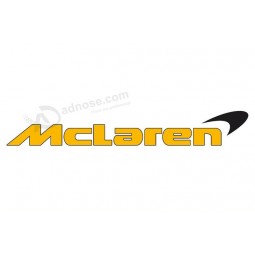 MCLAREN WHITE FLAG 35X53 inches (90X135cm)