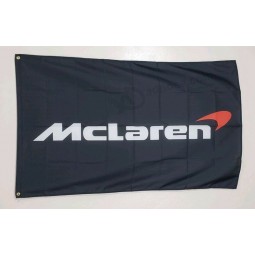 McLaren Banner 3x5 Ft Flag Garage Shop Wall Decor Formula 1 Racing Car Show