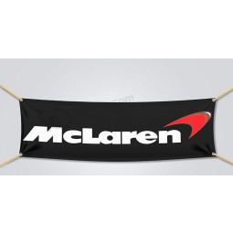 Brand New McLaren Flag Banner Performance Car Parts Shop Garage (18x58 in)
