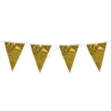 boland 10m metallic pennant bunting party banner decoration accessory supplies