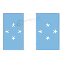 Federated States of Micronesia String 30 Flag Polyester Material Bunting - 9m (30') Long