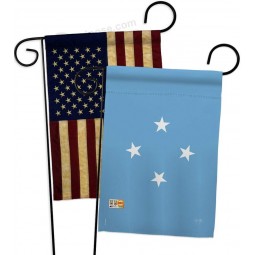 Breeze Decor Micronesia Flags of The World Nationality Impressions Decorative Vertical 13