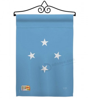 brisa decoração Micronésia bandeiras do mundo nacionalidade impressões decorativas verticais 13 