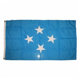 Cheap stock polyester Micronesia flags for national day