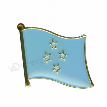 federated states of micronesia flag lapel pin