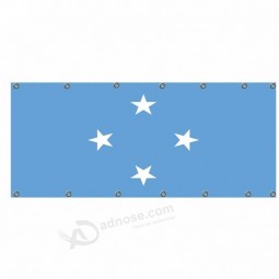 Indoor useful different country Micronesia mesh flag for Tailgating