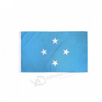 Fábrica original de buena calidad poliéster micronesia bandera del país