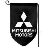 sunmoonet garden flag mitsubishi motors logo home yard holiday flags double sided decorative house decor flag