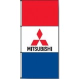 rivenditore mitsubishi drappeggiare bandiera banner