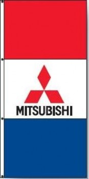Mitsubishi Händler drapieren Banner Flagge