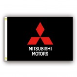 2019 striscione bandiere mitsubishi motors 3x5ft-90x150cm 100% poliestere, testa in tela con anello di tenuta in metallo, usato sia all'interno che all'esterno