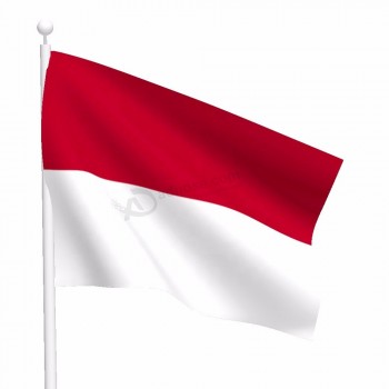 Bandeiras de venda quente tela personalizada impressa 3x5ft bandeira Grande poliéster bandeira nacional de mônaco