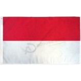 China manufacturers wholesale custom high quality Monaco 3x5ft Poly Flag