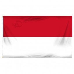 Monaco Flag 3ft x 5ft Printed Polyester with high quality
