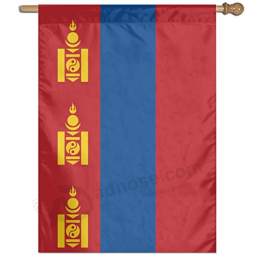 colgante de pared de poliéster mongolia banderín pequeña bandera nacional