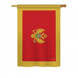 Montenegro Flags of The World Nationality Impressions Decorative Vertical 28
