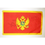 bandeira de montenegro 3 'x 5' - bandeiras montenegrinas 90 x 150 cm - bandeira 3x5 ft