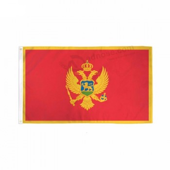 bandera nacional de montenegro personalizada