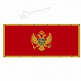 preço de fábrica pequena bandeira de malha montenegro para decoração festival
