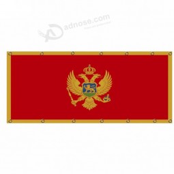 factory price small montenegro mesh flag for festival decoration